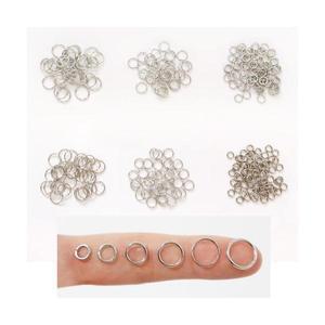 실버 오링 5 6 7 8 9 10mm 대용량 마크라메 키링 만들기 재료 대용량 단체용