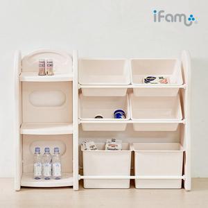 [아이팜] 뉴 디자인 정리함 구성3(정리함+책장) 유아 장난감 다용도 수납함