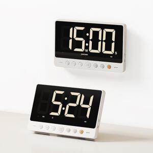 [무아스] 빅스크린 24cm LED 충전식 타이머 시계 뽀모도로 스톱워치 공부타이머