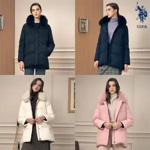 [USPA] 여성 폭스카라 구스다운