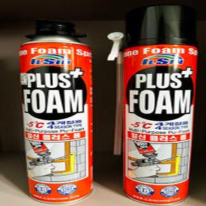 일신 IS-1200 플러스폼 폴리우레탄 스프레이타입 일회용 / 건용 우레탄폼(1박스 15개)