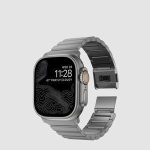 [노마드]애플워치 티타늄 스트랩 - 실버 44 45 49mm 울트라 메탈
