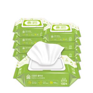 숨 물티슈 캡형 100매 10팩