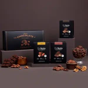 [롯데백화점]인테이크 [인테이크] 닥터넛츠 다크초콜릿 3종 3박스 선물세트 (아몬드+호두+피칸)