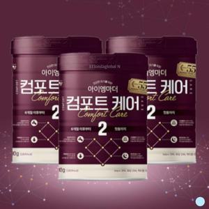 아이엠마더 컴포트케어 2단계 아기 분유 800g X3캔
