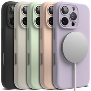 아이폰16 프로 맥스 맥세이프 케이스 링케 실리콘 마그네틱 스톤