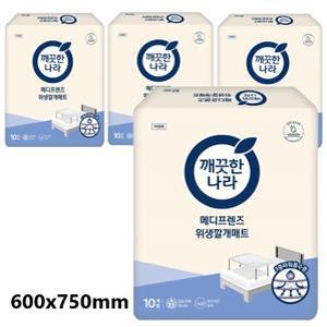 깨끗한나라 봄날 메디프렌즈 위생깔개매트 10개입 20팩 (총200개)