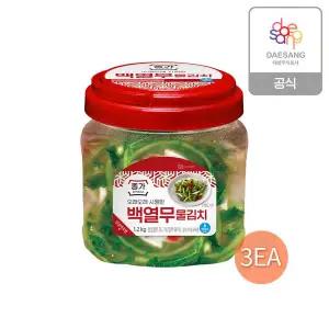 [종가집]종가 백열무물김치 1.2kg(PET) x 3개