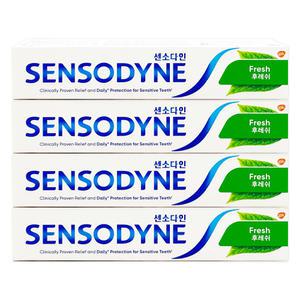 센소다인 후레쉬 치약 100g 4개