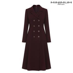 [미니멈](대구신세계)카라 더블 버튼 플레어 원피스 MYDGWO9880