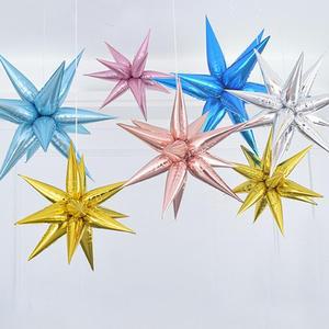 별풍선 큰 별 행사 장식 은박풍선 12개입 (대형)