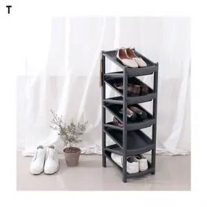 지그재그신발정리대9단 블랙/신발/정리대/현관/정리/수납장/거치대/보관함/선반/슈즈/렉/수납/간이/랙