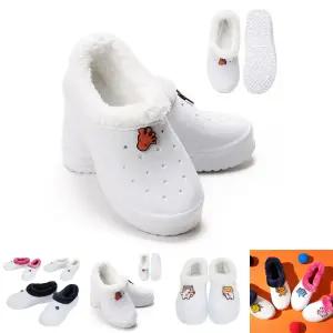 커밍 겨울 만능화 (사이즈선택)/국산/아동/털실내화/실내화/EVA/흰/학생/털신/학교/초등/어린이/중학생