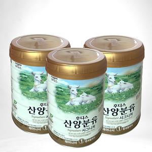 일동후디스 산양분유 시그니처 800g 1단계 3캔 프리미엄 산양분유