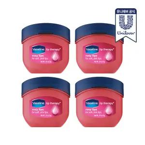 바세린 립 테라피 립밤 로지립스 7g 4개
