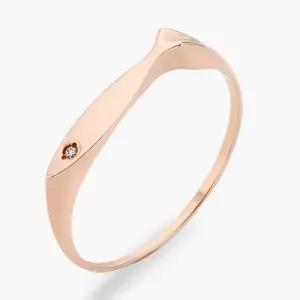 갤러리아 까사골드 14K 플랫 물고기 반지