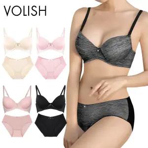 볼리쉬 베이직 볼륨업 속옷 10종세트 (브라5 팬티5) A-D컵 3639-10