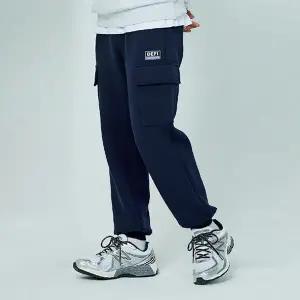 [소이] 남자 겨울이월 블록코어에어쿠션카고조거바지(24W0735)