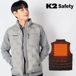 K2 세이프티 가을 겨울 USB 발열조끼 조끼 온열 패딩 열선 방한 배터리포함