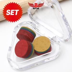 [보타르] 프로팁 3in1 컬러 큐팁 3개 세트 당구팁 교체 개인팁 당구용품