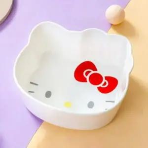 산리오 헬로키티 세라믹 입체 샐러드 볼