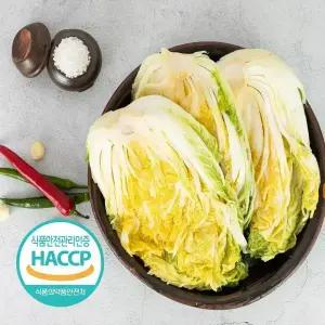 [예약판매] 해썹인증 해남 절임배추 10kg 3-5포기 절인 김장 김치 PLS