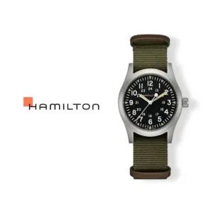 해밀턴 카키필드 메커니컬 남성 패브릭42mm H69529933