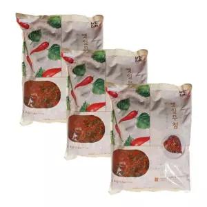 반찬단지 양념깻잎무침 4kg 1박스 3개