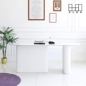 [끌레오] 캐럴 6인 8인용 포세린 세라믹 템바보드 식탁 테이블 2000 CL405