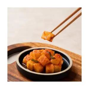 깍두기 1kg 전라도 보성엔 녹차 깍뚜기 김치 / 국내산 100% / 당일제조 / HACCP 인증