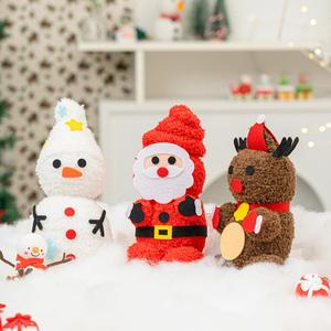 [오피스스쿨] 민화샵 KC인증 크리스마스 펠트 양말인형 만들기 (3종 택1) DIY 만들기수업 크리스마스인형선물 집콕놀이체험