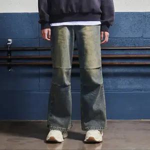 [에꼴리에] 여자 겨울이월 파라슈트 기모 빈티지블루진(24D1261)