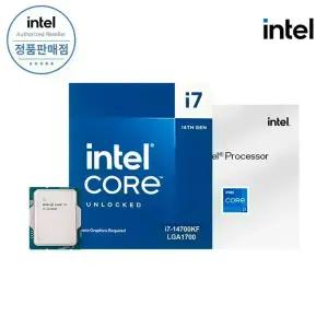 인텔 CPU 코어 i7-14세대 14700KF 랩터레이크 리프레시