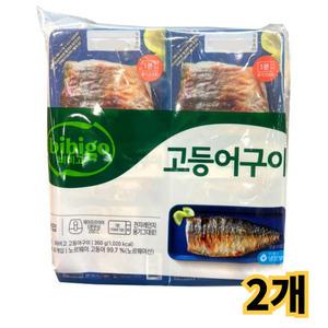코스트코 비비고 고등어구이 360g (60g x 6개) x2개 /냉장 간편조리 반찬 안주 전자레인지조리
