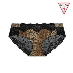 [롯데백화점]게스 레오파드나염 레이스팬티(GBWPT822BR)