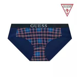 [롯데백화점]게스 타탄체크 진밴딩노라인팬티(OCWBP493NY)