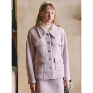 [롯데백화점]올리브데올리브 플랩 포켓 부클 싱글 자켓(OW4WJA01)