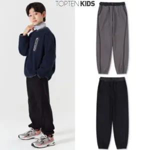 [탑텐키즈](마산점)24년 FW 남아) 밸런스 본딩 트리콧 버클 스웨트팬츠 스웨트셔츠 2종택 1MKE4PT1403.M...