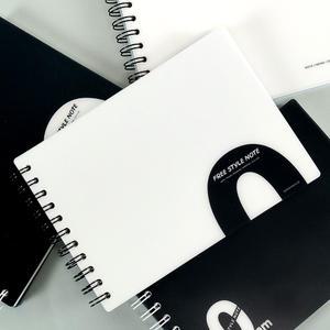 A5 B5 PP 프리스타일 스프링 노트  무지 공백드로잉북