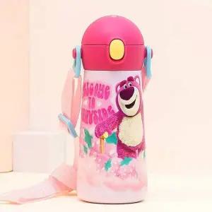 고품질 랏소베어 더보틀 원터치 어깨끈 이중스텐 물통 (WFF90BE)