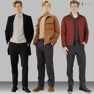 [하프클럽/엘르 스포츠]ELLE SPORT 남성 보아퍼 방풍팬츠 3종