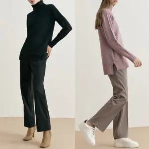 [GS특가][르오트] 데일리 기모헤링본 팬츠 2종세트-55~88까지
