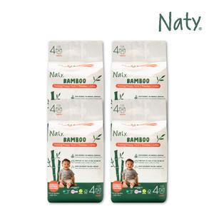 [Naty] 네띠 밤부 기저귀 팬티형 4단계 80매 (4팩)