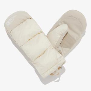[백화점출고] 노스페이스 장갑 키즈 티볼 눕시 미트 - 크림 벙어리 보온 스트링 미끄럼방지 논슬립 스키장