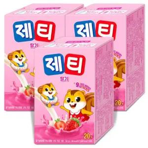 제티 딸기맛 20Tx3개 총60T