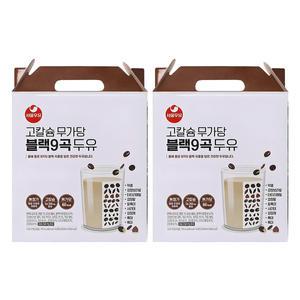 서울우유 고칼슘 무가당 블랙9곡 두유 190ml 32팩