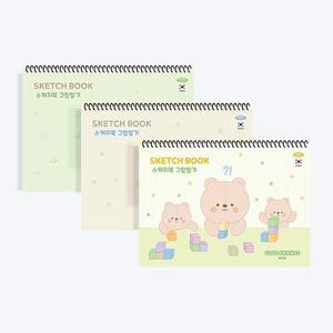 그림일기 스케치북 130g 18매 양면