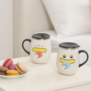 [기타]곽철이 굿즈 스텐 뚜껑 머그컵 블랙 (WFFS4PM)