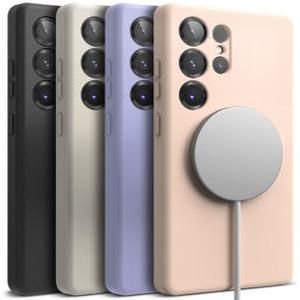 갤럭시S25 울트라 맥세이프 케이스 링케 실리콘 마그네틱 풀커버