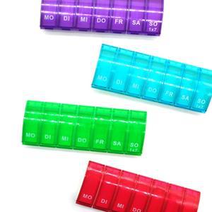 일주일 약통 케이스 칸막이 휴대용 정리 여행용